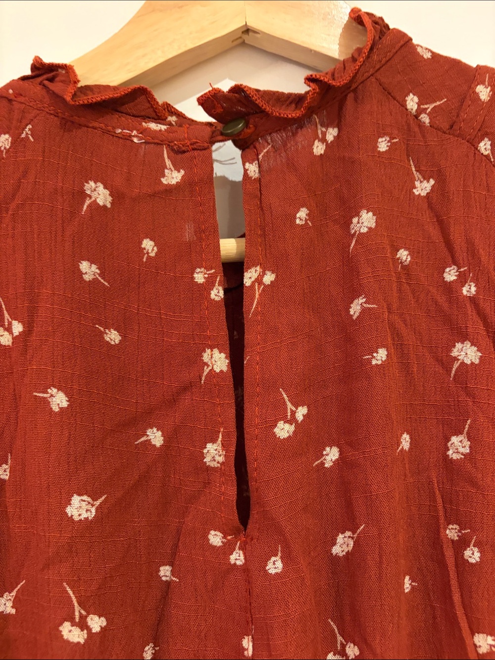 Universal Thread Rust Floral Maxi Dress - Picture 5 of 6